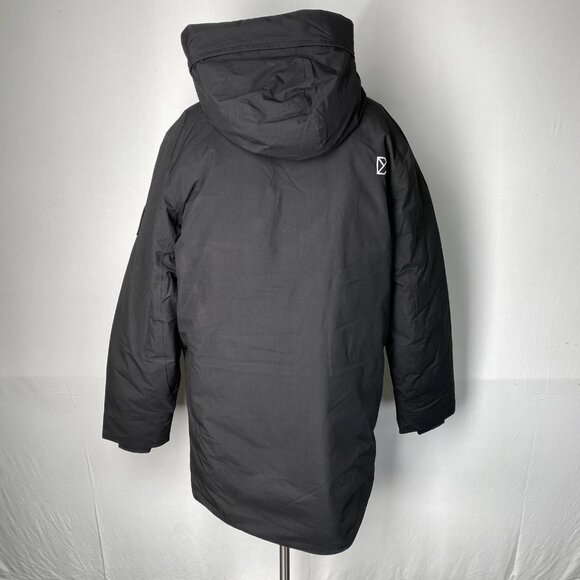 Didriksons Men’s Akilles USX Hooded Parka Coat Size M Black - Picture 13 of 16